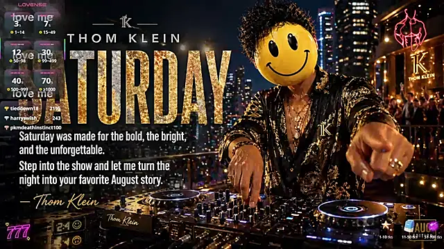 thomklein 웹캠 쇼