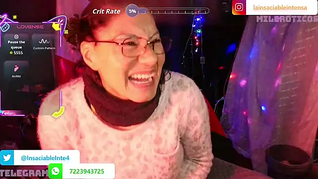 LaInsaciableIntensa – Live XXX-chat
