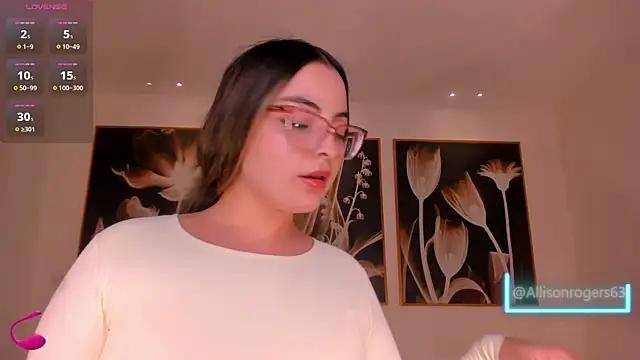 AllisonRogersX Adlı Modelin Canlı XXX Sohbeti