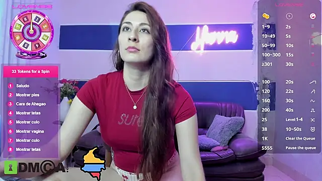 צ'אט XXX בשידור חי של camiladeluca