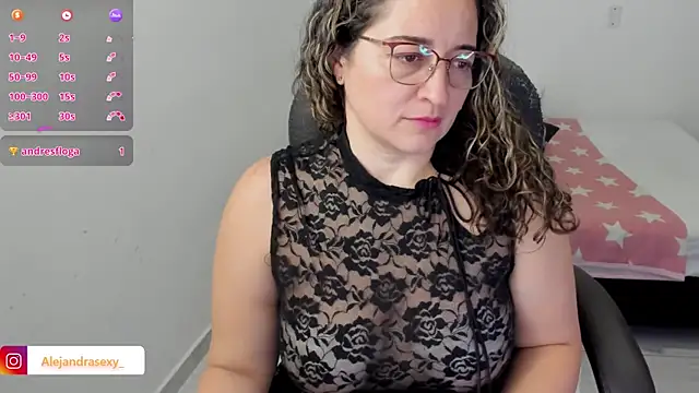 แชท XXX สดของ alejandra_milf_