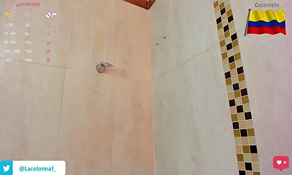 XXX chat uživo modela Lacolorinaa