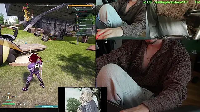 BigDickPlaya101 élő XXX-chatje