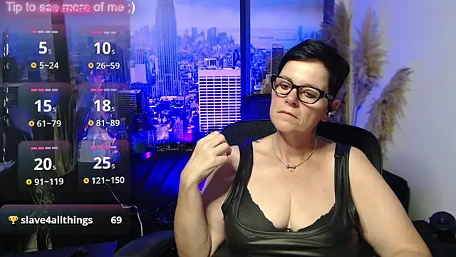 Show de ninarandmann na webcam