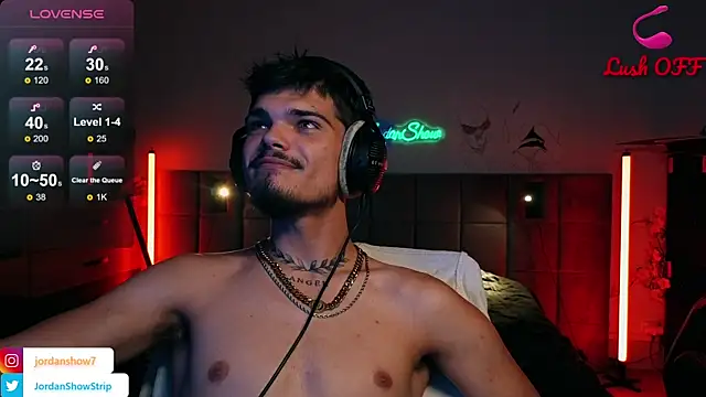 JordanShow élő XXX-chatje