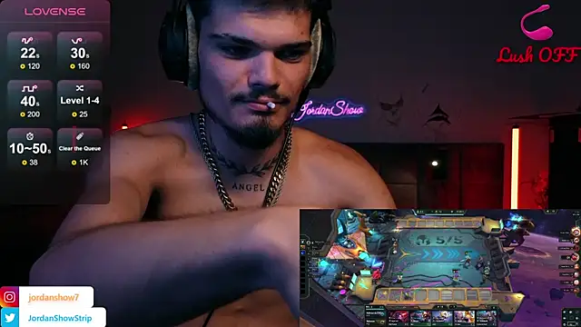 Chat +18 de JordanShow ao vivo