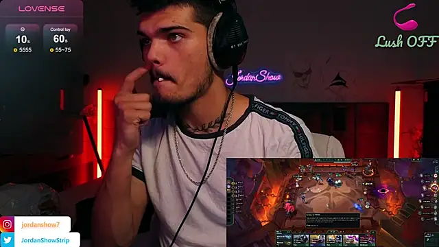 JordanShow élő XXX-chatje