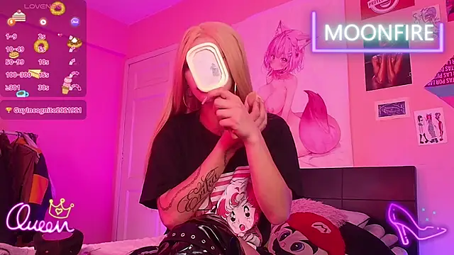 moonfiredancer webkamerás műsora
