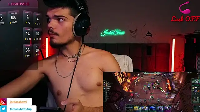 JordanShow élő XXX-chatje