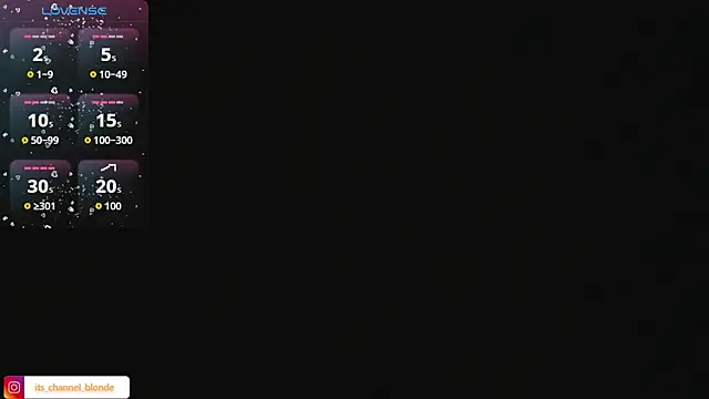 channel_blondee's Live XXX Chat