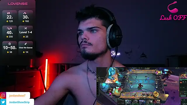 Chat +18 de JordanShow ao vivo