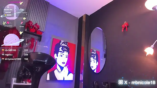 Webkamerová show MissNicoleSds