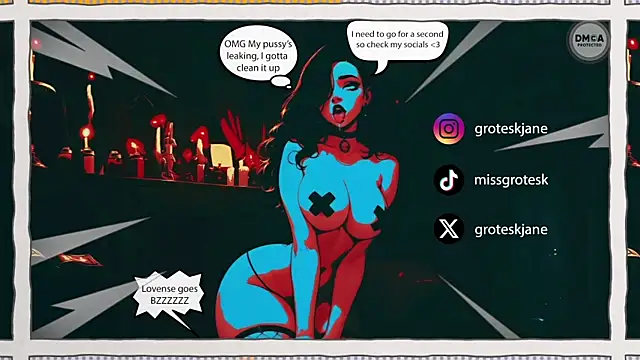 Show modela Grotesk_Couple na web-kameri