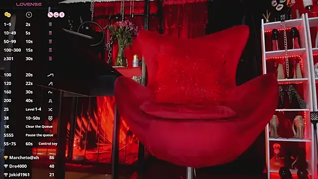 دردشة MistressAndre الجنسية المباشرة