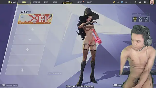 lovemirgaming élő XXX-chatje