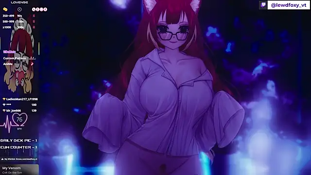 LewdFoxy_VTのライブXXXチャット