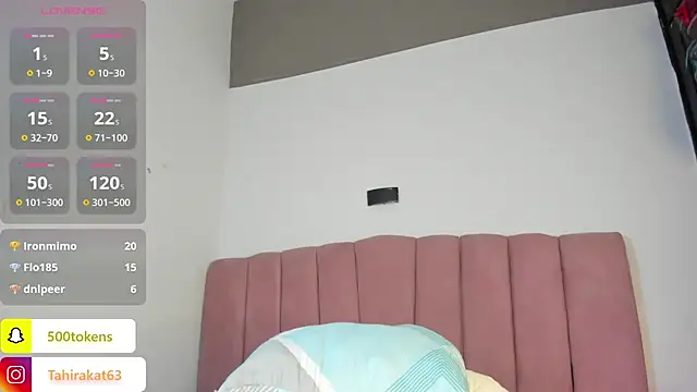 XXX chat uživo modela Tahira_21_