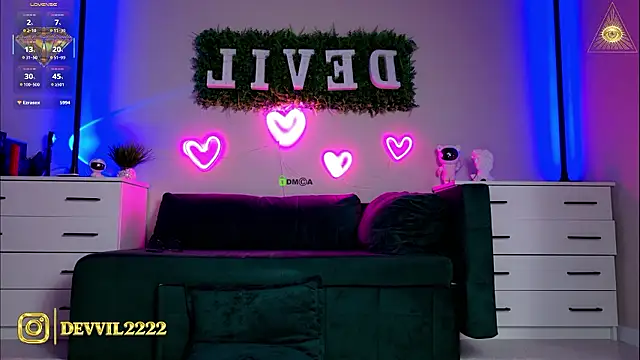 XXX chat uživo modela Devvil2222