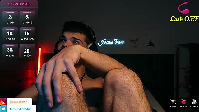 JordanShow élő XXX-chatje