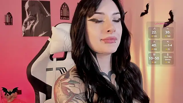 VelvetVampiree Adlı Modelin Canlı XXX Sohbeti