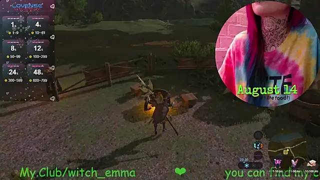 XXX chat uživo modela Witch_Emma