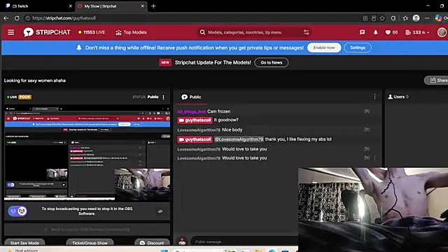 guythatscoll webkamerás műsora
