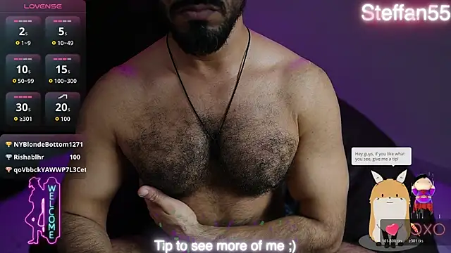 Steffan55 Adlı Modelin Canlı XXX Sohbeti