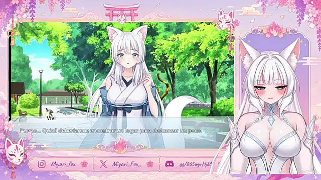 MiyariFox élő XXX-chatje