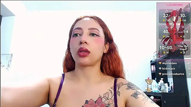 Chatroom XXX en direct de cherrydelioncourt