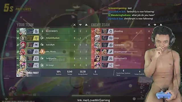 Show Webcam de lovemirgaming