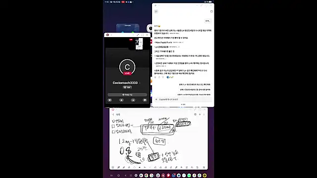 Cockoroach3333 라이브 XXX 채팅