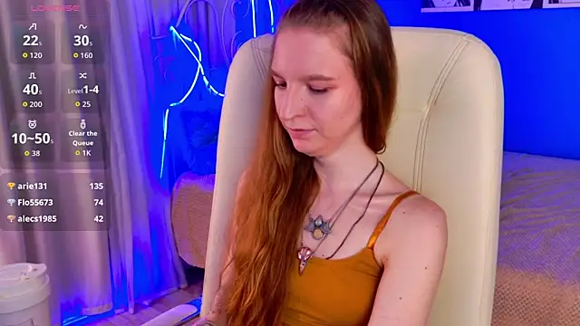 Chat +18 de VioletShine ao vivo