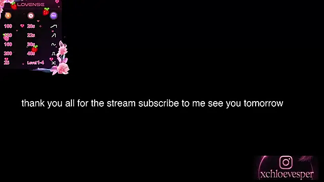 XXX chat uživo modela Chloevesper