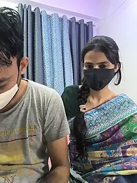 Sikha_Abhi Pertunjukan Webcam