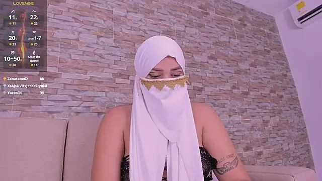 Chat +18 de AylaNoir ao vivo