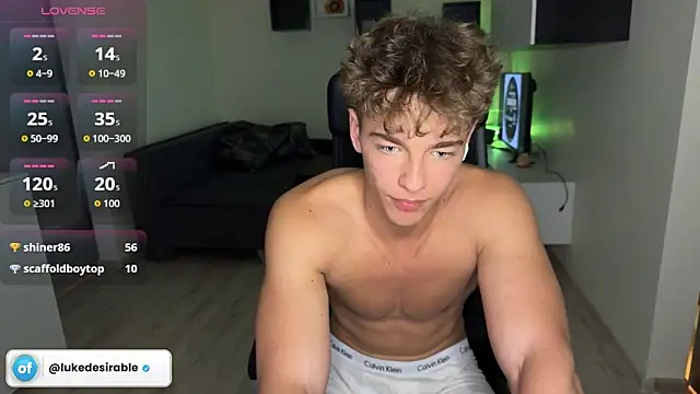 แชท XXX สดของ lukedesirablee