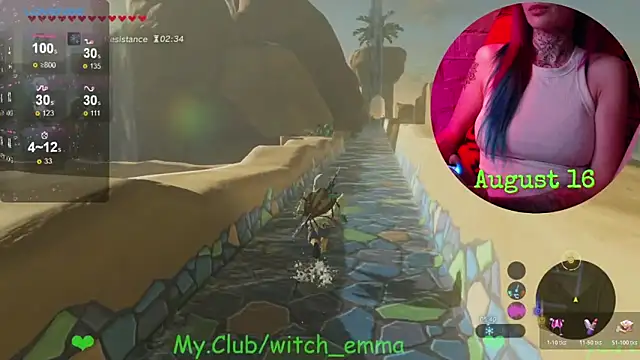 Chat XXX en directo de Witch_Emma