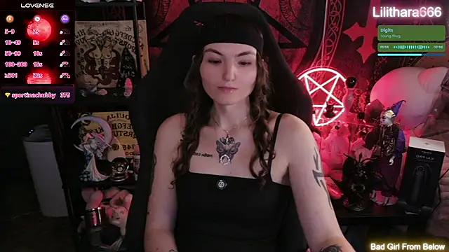 Show webcam de Lilithara666