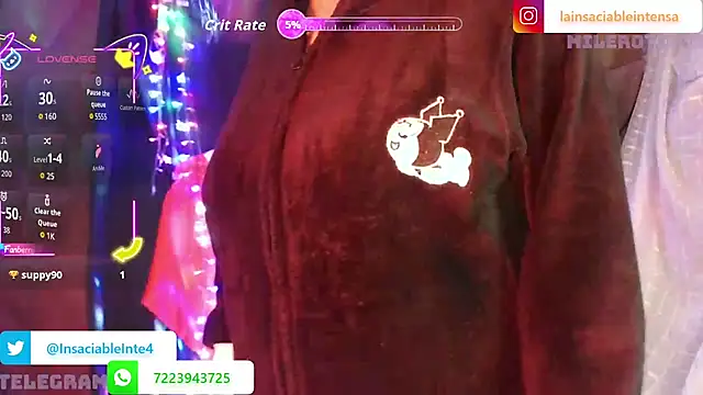 LaInsaciableIntensa Chat XXX live