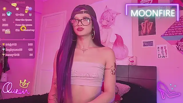 moonfiredancer Adlı Modelin Web Kamerası Şovu