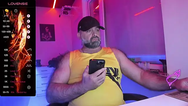 HAIR-MAN webcam show