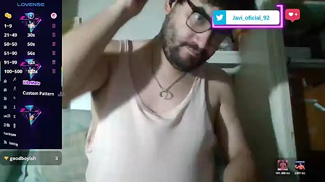 Show modela Javi_92 na web-kameri