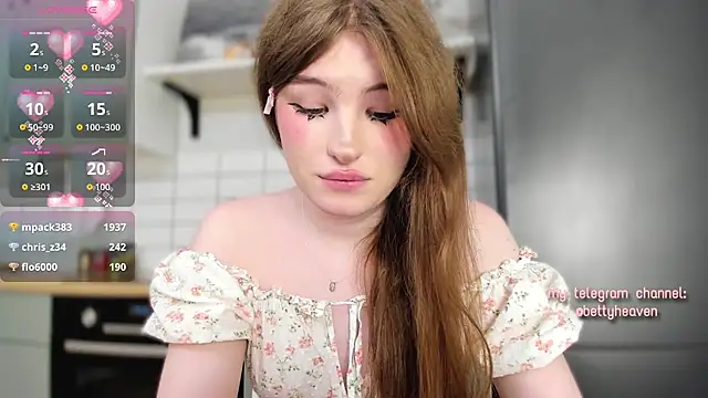 bettyheaven Adlı Modelin Web Kamerası Şovu