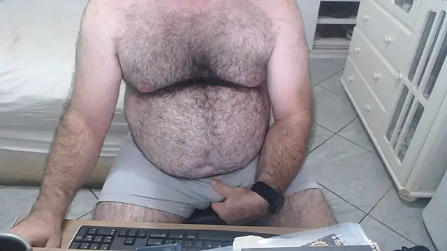 Show de MysterBearMG na webcam