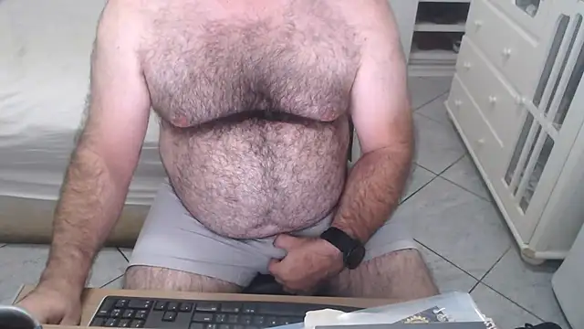 Show de MysterBearMG na webcam