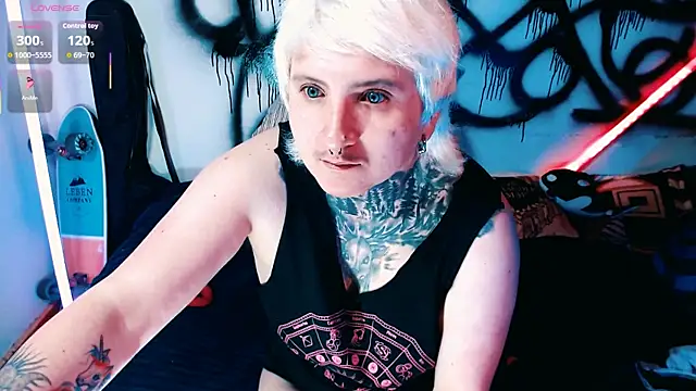 Show de Marieblueeyes na webcam