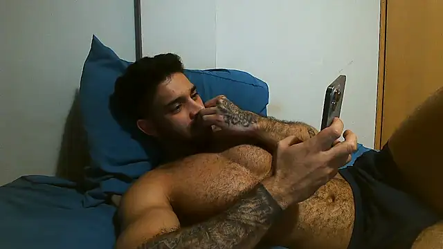 Show de macho_fit na webcam
