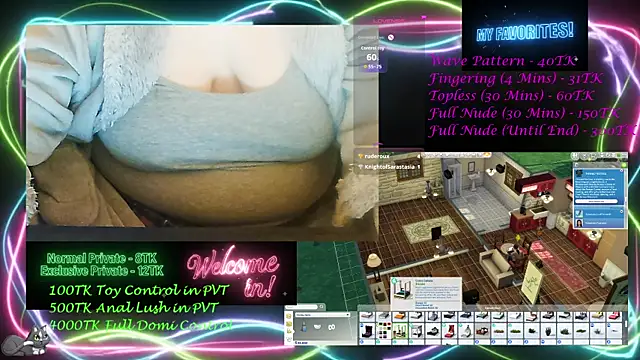 Chatroom XXX en direct de Sarastasia417