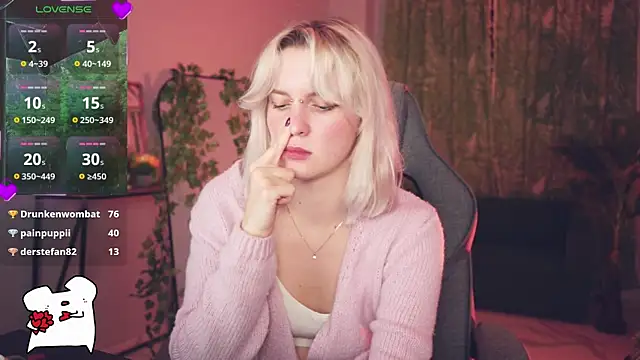 Chat +18 de BethanyCloud ao vivo