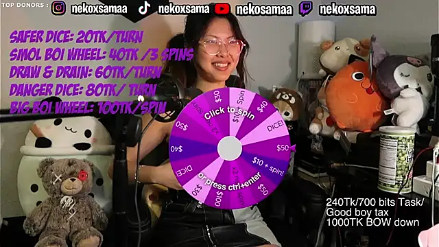 XXX chat uživo modela NekoxSama